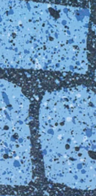 Close-up of blue pool surface material showing texture and durability for in-ground pools