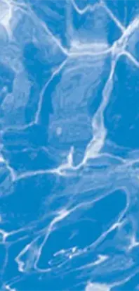 Crystal clear blue pool water with rippling light reflections from swimming pool surface