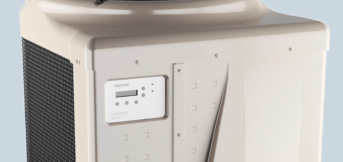 Pentair UltraTemp pool heater control panel for hot tubs and swimming pool installation