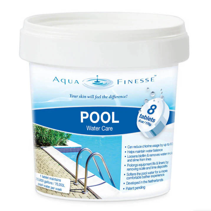 AQUA FINESSE POOL TAB 8 CT BUCKET