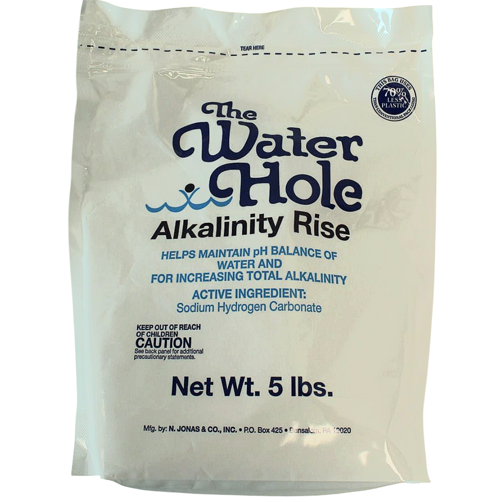 The Water Hole Alkalinity Rise pool maintenance product for pH balance in swimming pools