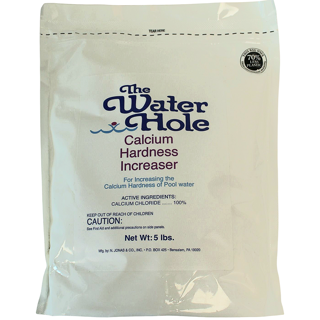 The Water Hole Calcium Hardness Increaser pool maintenance product for above-ground and in-ground pools