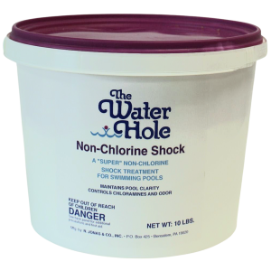 The Water Hole non-chlorine shock pool maintenance product for swimming pools