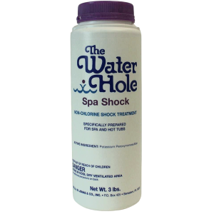 The Water Hole Spa Shock non-chlorine pool maintenance product for hot tubs