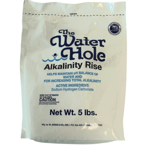 The Water Hole Alkalinity Rise pool maintenance product for pH balance in swimming pools
